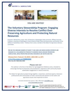 Cover photo for Water for Agriculture Project Webinar
